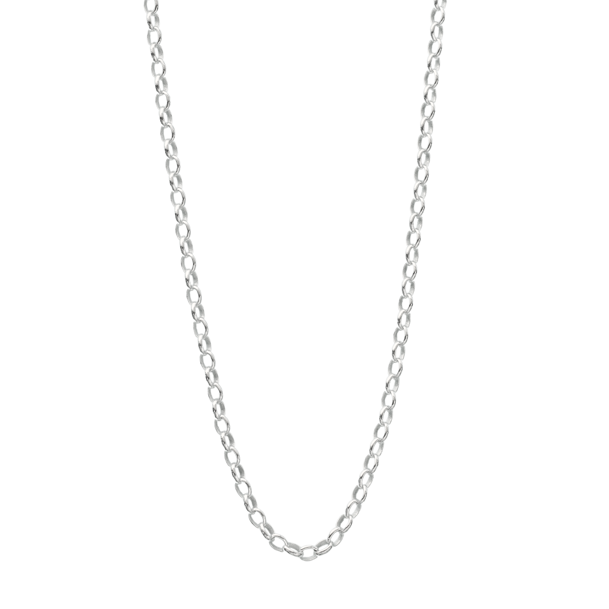 1.5mm Cable Chain Necklace, Recycled Sterling Silver