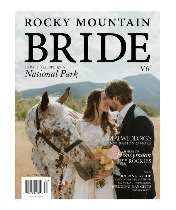 Scenic Route Jewellery is Featured in Rocky Mountain Bride!