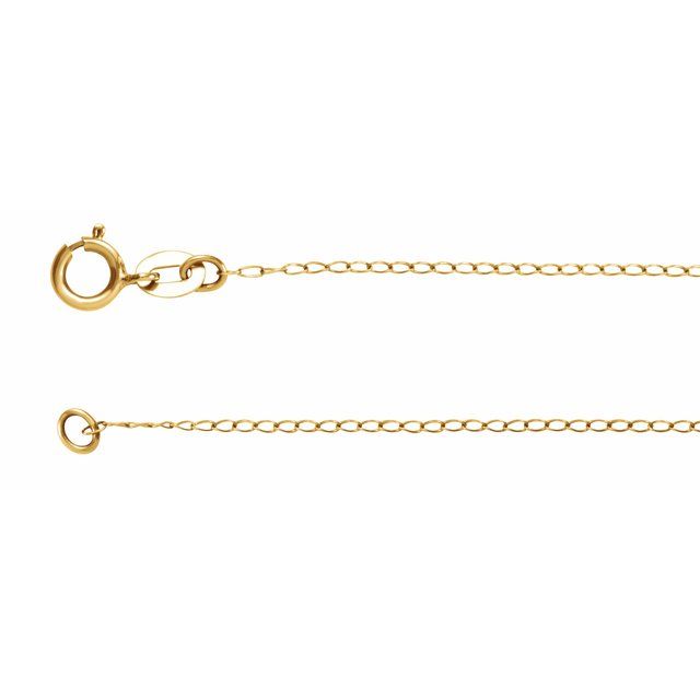 Gold Fine Curb Chain