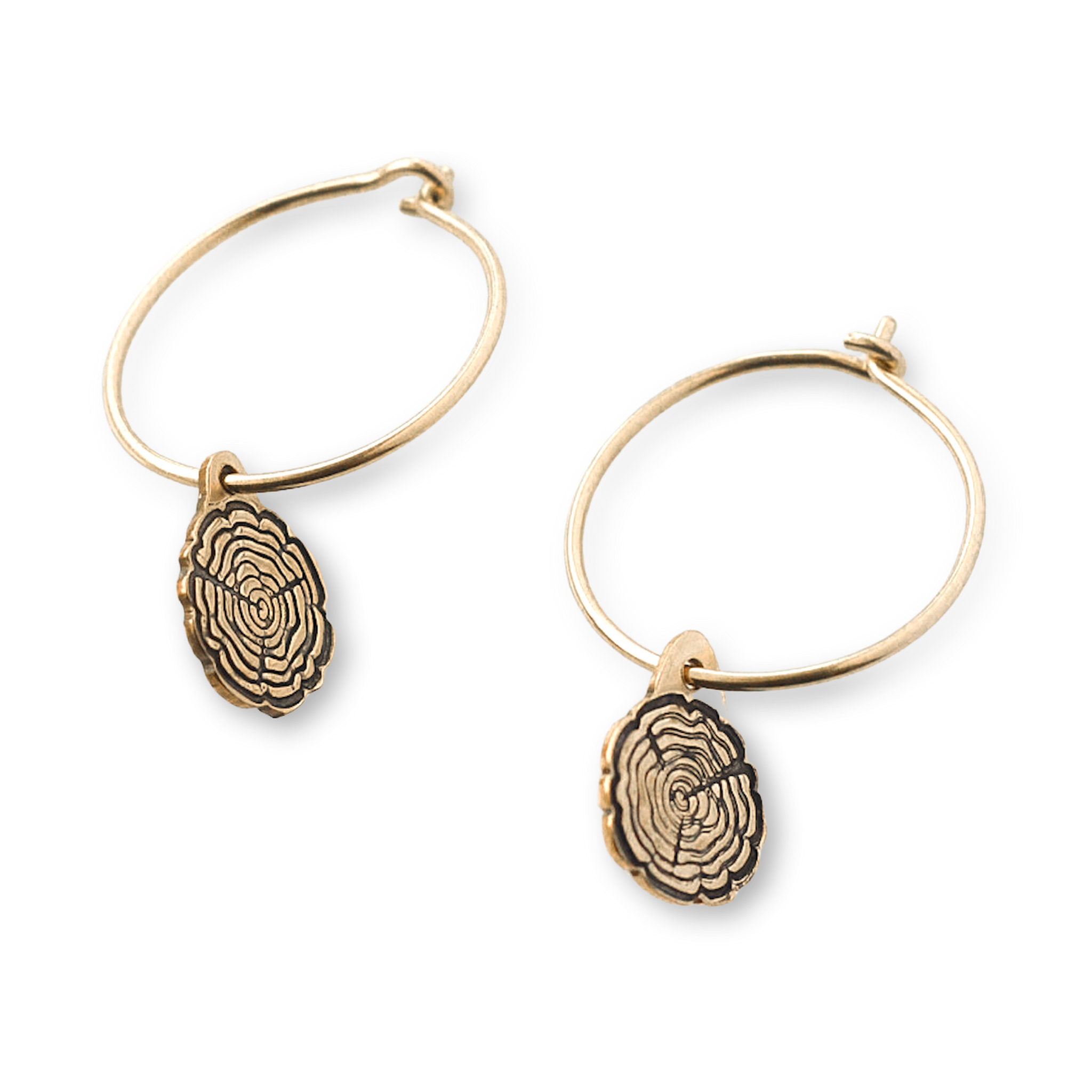 Gold Growth Hoops