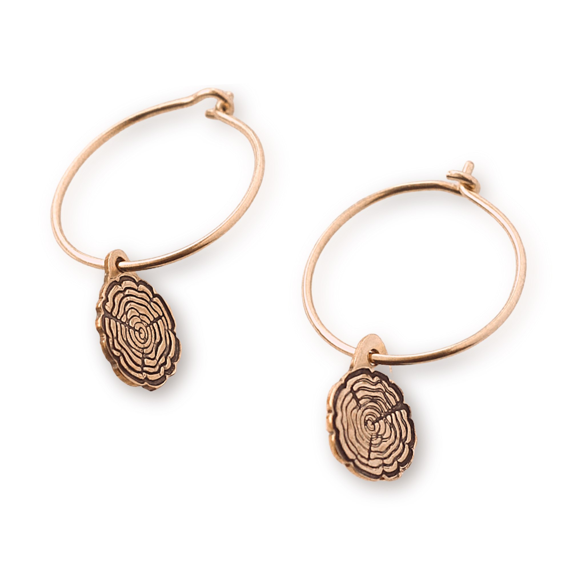 Rose Gold Growth Hoops