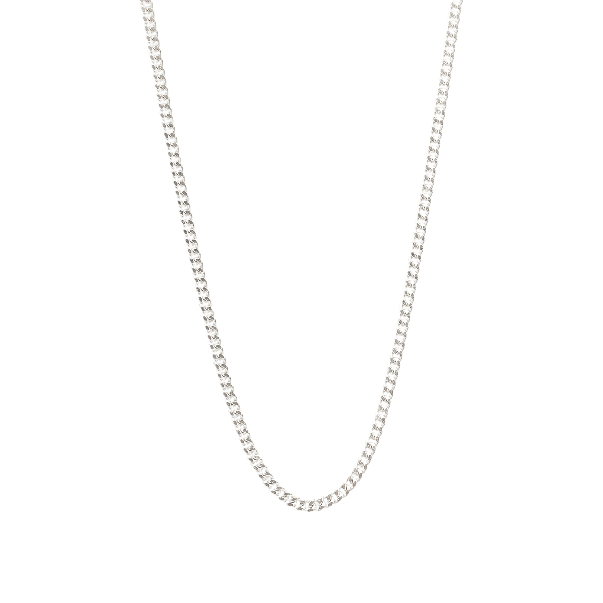 Silver Curb Chain 1.5mm