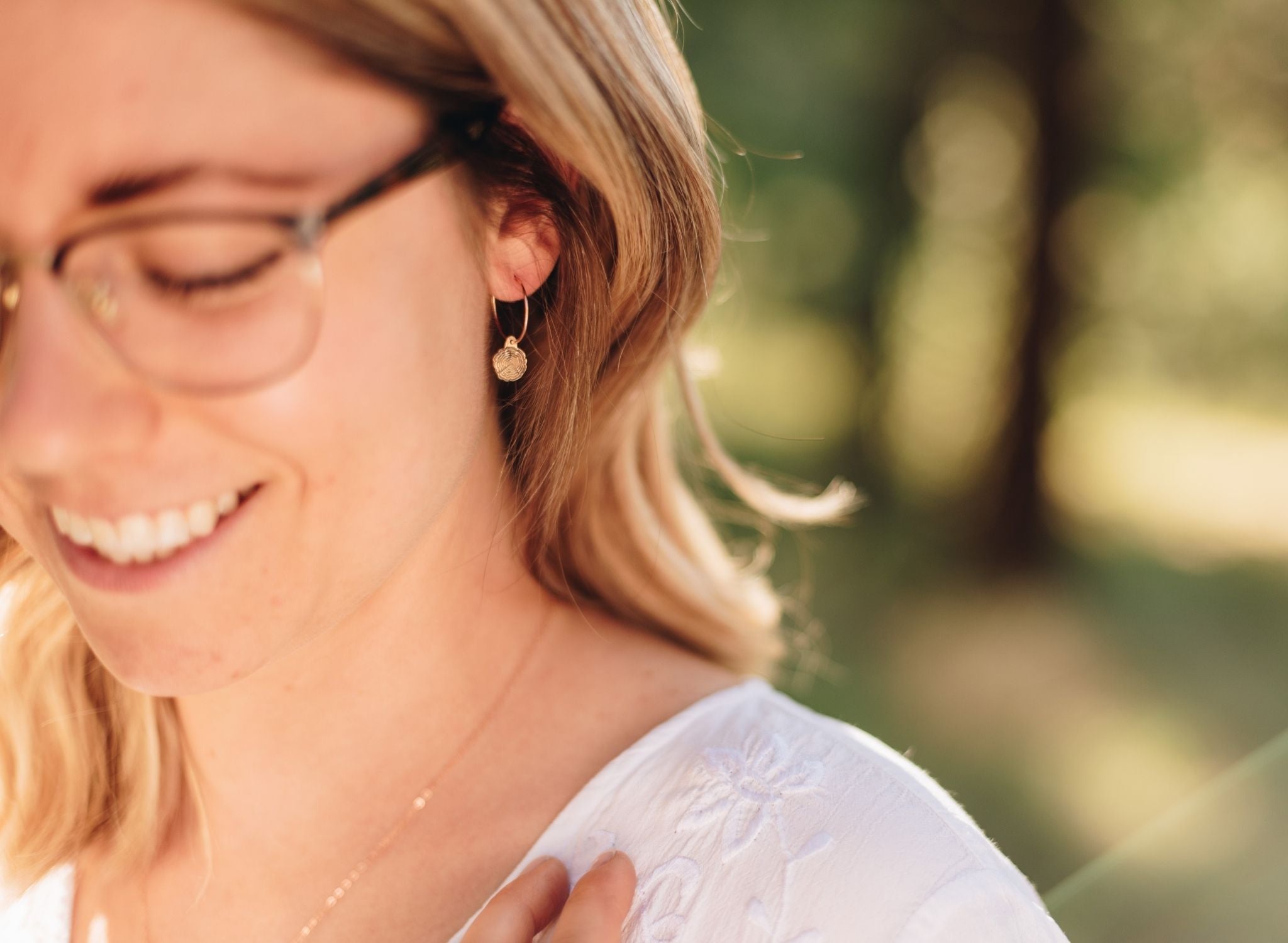 Rose Gold Growth Hoops