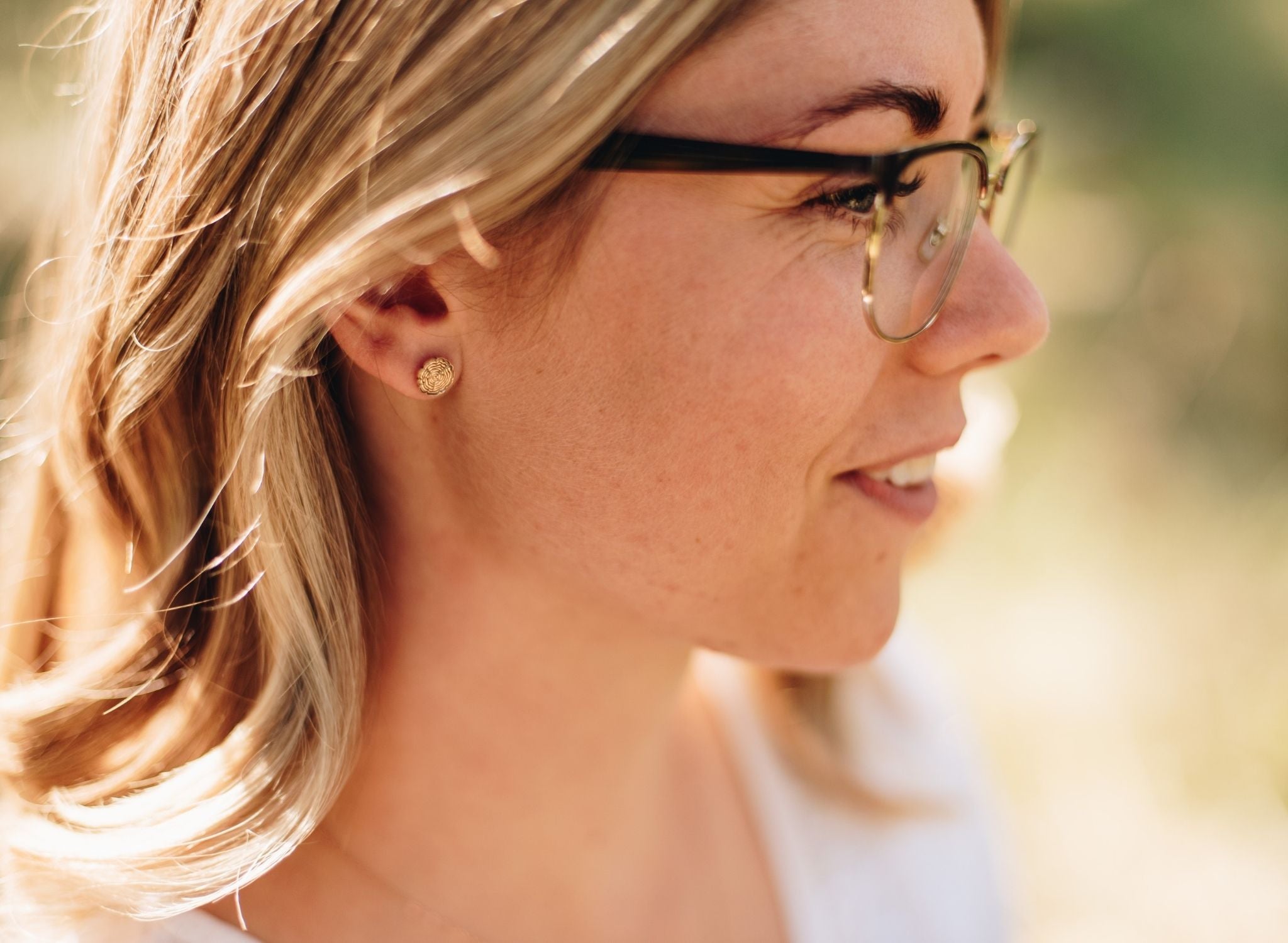 Rose Gold Growth Studs