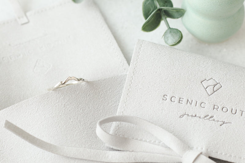 Scenic route jewellery micro fibre packaging